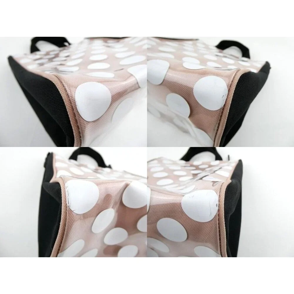 Kate Spade New York Polka Dot Vinyl Coated Canvas Small Lunch‎ Tote Bag